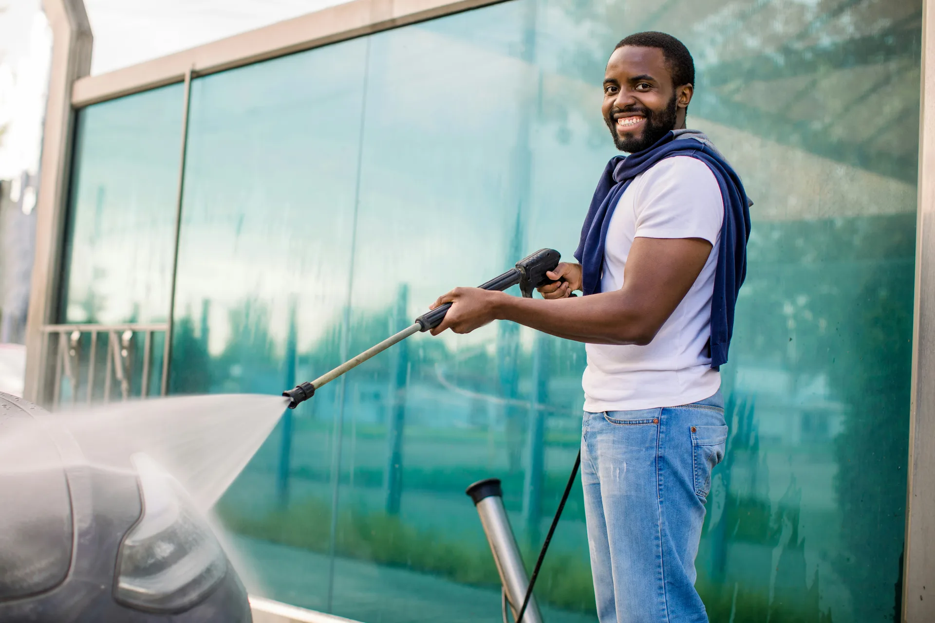 London dryer vent cleaning technician with rotating brush and vacuum equipment