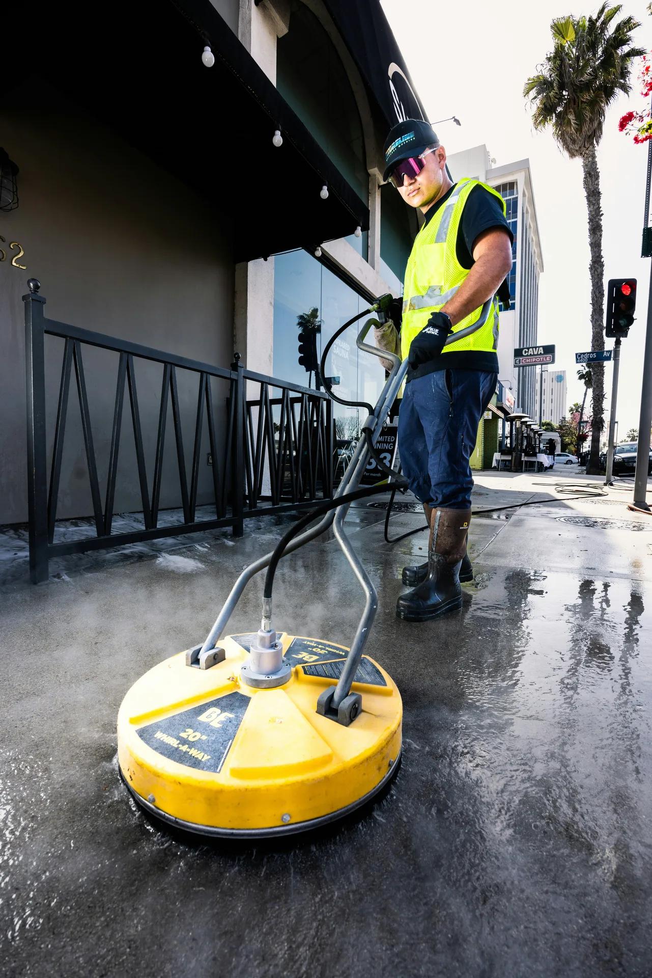 London Pressure Washing London maintenance program crew at residential property